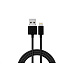 WG - Datový kabel Lightning MFI na USB-A, 2 metry, černá