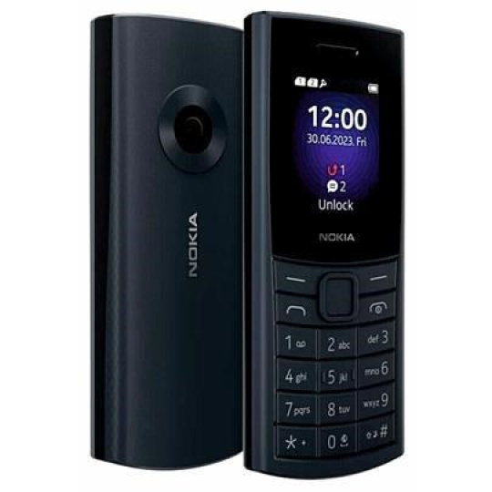 BAZAR - Nokia 110 Dual SIM, 4G, černo-modrá (2023), (CZ, SK, HU) - Po opravě (Komplet)