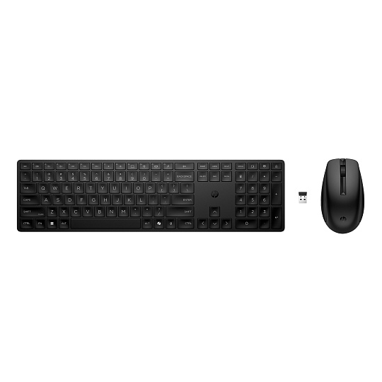 HP 650 Wireless Keyboard & Mouse Black Cz / Sk combo - bezdrátová klávesnice a myš HP 650 Wireless Keyboard & Mouse Black Cz / Sk combo - bezdrátová klávesnice a myš