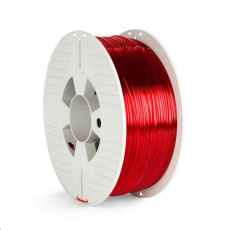 VERBATIM 3D Printer Filament PET-G 1.75mm, 327m, 1kg red transparent