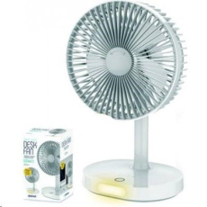 Platinet PRDF0326 stolní přenosný ventilátor nabíjecí 19cm Platinet PRDF0326 stolní přenosný ventilátor nabíjecí 19cm
