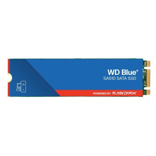 WD BLUE SSD 3D NAND WDS200T3B0B 2TB SA510 Powered by SanDisk, M.2 SATA, (R:560, W:530MB/s)