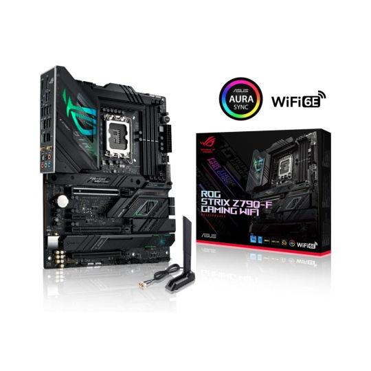 ASUS MB Sc LGA1700 ROG STRIX Z790-F GAMING WIFI, Intel Z790, 4xDDR5, 1xDP, 1xHDMI, WI-FI