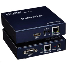 PremiumCord HDMI HDBaseT 4K extender na 100m, over IP, jeden vysílač na více přijímačů