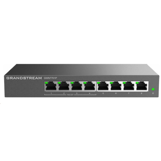 Grandstream GWN7701P Unmanaged Network Switch 8 portů / 4 PoE out