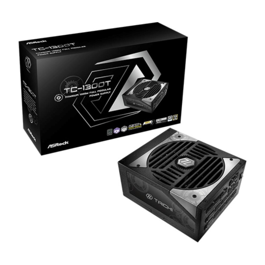 ASROCK zdroj TC-1300T,1300W, 80Plus Titanium, 135 mm, ATX 3.1 ASROCK zdroj TC-1300T,1300W, 80Plus Titanium, 135 mm, ATX 3.1