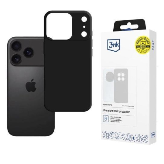 3mk ochranný kryt Matt Case Pro pro Apple iPhone 17 Pro Max 3mk ochranný kryt Matt Case Pro pro Apple iPhone 17 Pro Max