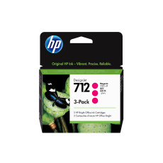 HP 712 3-Pack 29-ml Magenta DesignJet Ink Cartridge HP 712 3-Pack 29-ml Magenta DesignJet Ink Cartridge