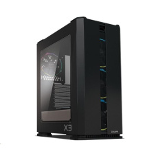 BAZAR - ZALMAN skříň X3 Black, ATX bez zdroje, aRGB - Poškozený obal (Komplet) BAZAR - ZALMAN skříň X3 Black, ATX bez zdroje, aRGB - Poškozený obal (Komplet)