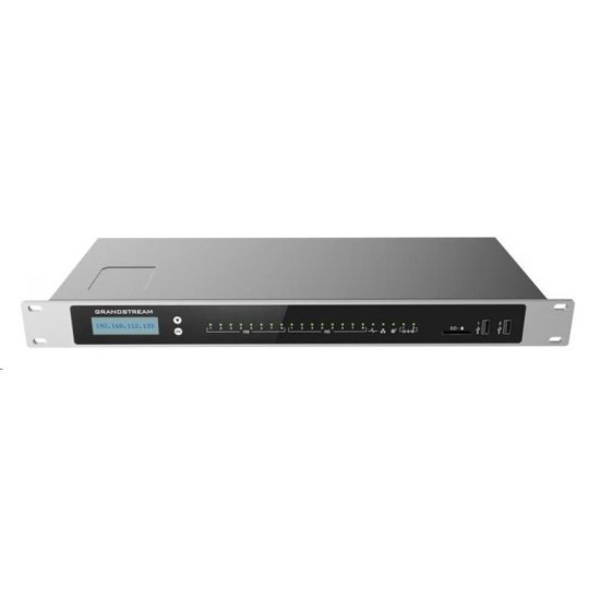 Grandstream UCM6308 [IP PBX - IP pobočková ústředna, 8xFXO, 8xFXS, 3xRJ-45, 2x USB, SD-card, PoE+]