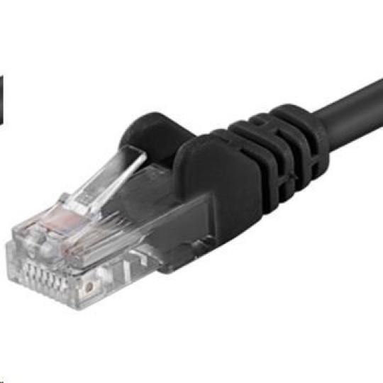 PREMIUMCORD Patch kabel UTP RJ45-RJ45 CAT5e 7m černá