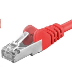PREMIUMCORD Patch kabel CAT6a S-FTP, RJ45-RJ45, AWG 26/7 0,25m červená PREMIUMCORD Patch kabel CAT6a S-FTP, RJ45-RJ45, AWG 26/7 0,25m červená