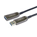 PremiumCord prodlužovací optický AOC kabel USB 3.0  A/Male - A/Female, 50m
