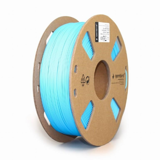 GEMBIRD Tisková struna (filament) PLA, 1,75mm, 1kg, nebeská modř