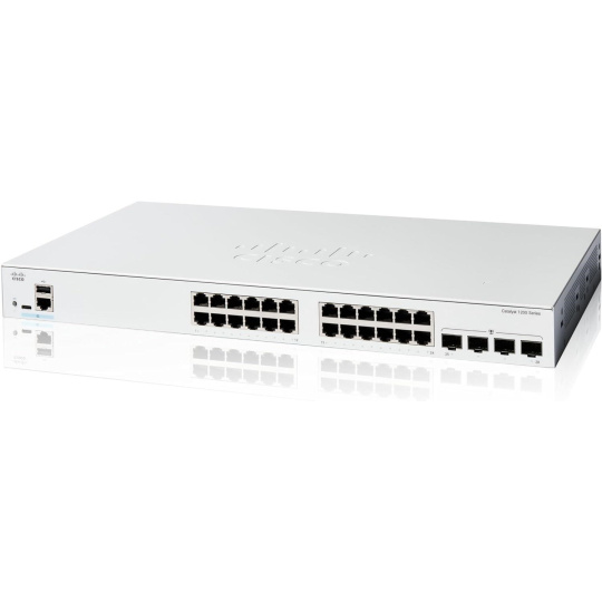 BAZAR - Cisco Catalyst switch C1200-24T-4X (24xGbE,4xSFP+,fanless) - REFRESH - rozbaleno, použito