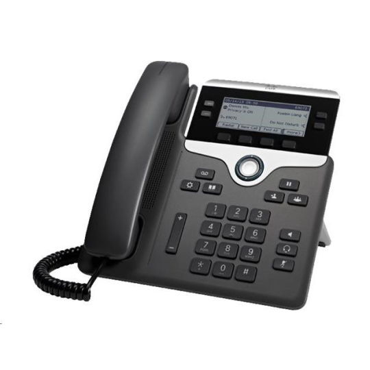 BAZAR - Cisco CP-7841-3PCC-K9=, VoIP telefon, 4line, 2x10/100/1000, displej, PoE - REFRESH - rozbaleno