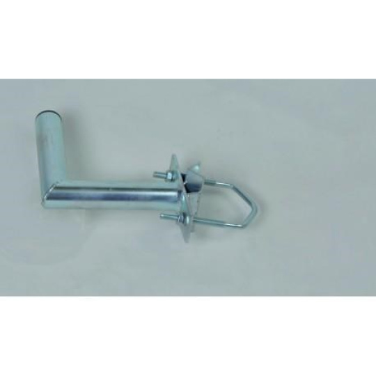 Držák antény na balkón s vinklem, galvanický zinek, délka 20cm Držák antény na balkón s vinklem, galvanický zinek, délka 20cm