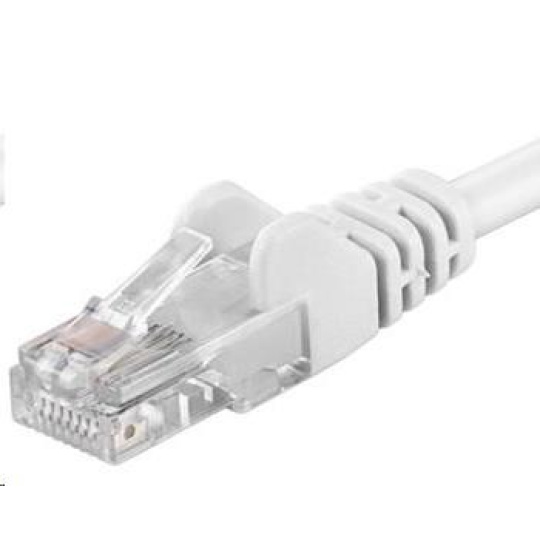 PREMIUMCORD Patch kabel UTP RJ45-RJ45 CAT5e 7m bílá