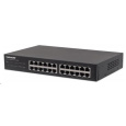 Intellinet 24-port Gigabit Ethernet Switch, 24x GbE, fanless