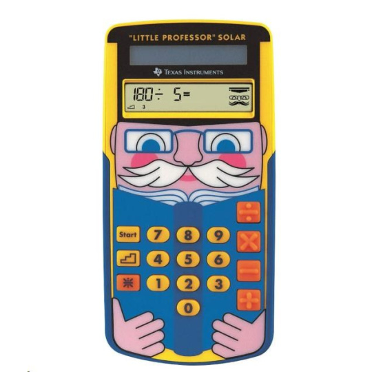 TEXAS Instrument kalkulačka - Little Professor Solar Kapesní grafická kalkulačka vícebarevná