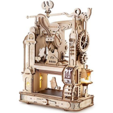 RoboTime 3D dřevěné mechanické puzzle Tiskařský lis RoboTime 3D dřevěné mechanické puzzle Tiskařský lis