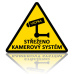 Veria Výstražná samolepka - Střeženo kamerový systém