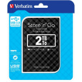 VERBATIM HDD 2.5" 2TB Store 'n' Go Portable Hard Drive USB 3.0, Black GEN II