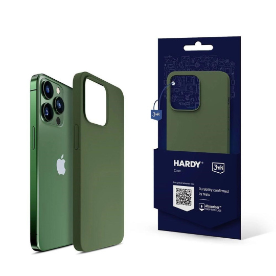 3mk Hardy Silicone MagCase pro Apple iPhone 13 Pro Max, Alpine Green