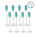 Philips HX6018/07 Sonicare ProResults, náhradní hlavice, standardní velikost, 8 kusů, nasazovací, bílá