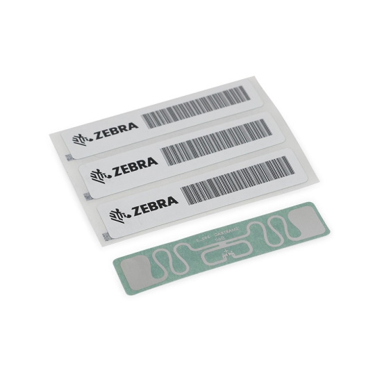 Zebra RFID Label, Paper, 101,6x50,8mm, TT, Z-Perform 1500T, Coated, Permanent Adhesive, 3" core, 2000/roll