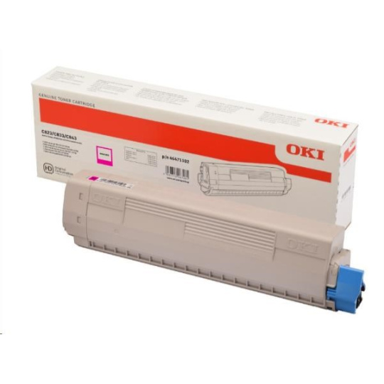 OKI Magenta toner do C823/C833/C843 (7 500 stránek)