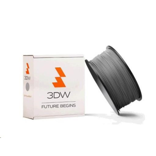 3DW ARMOR - PLA filament, průměr 1,75mm, 1kg, šedá, teplota tisku 190-210°C