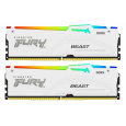 KINGSTON DIMM DDR5 32GB (Kit of 2) 6400MT/s CL32 Non-ECC FURY Beast RGB EXPO, Bílá