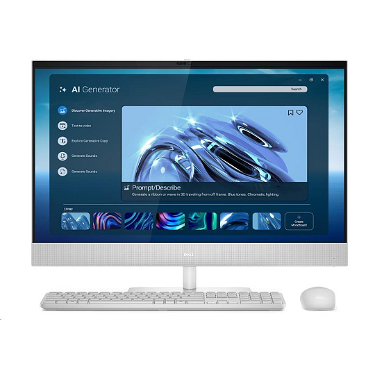DELL PC AiO 27 All-in-One EC27250 / U5-325/16GB/512SSD/FHD/Integrated/WLAN/Kb&Mse/W11 Pro/3Y PS NBD