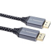 PREMIUMCORD Kabel DisplayPort 1.4 přípojný kabel, kovové a zlacené konektory, 3m