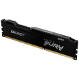 KINGSTON DIMM DDR3 8GB 1600MT/s CL10 FURY Beast Černá