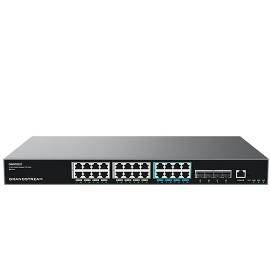 Grandstream GWN7822P managed network switch L3, 16xGbE, 8x 2,5GbE