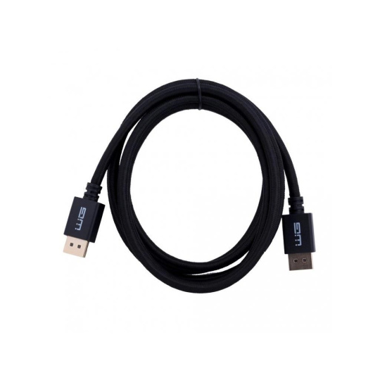 WG - Kabel video DisplayPort (male) to DisplayPort (male) / 4K 60Hz / 2m / braided / gold plated WG - Kabel video DisplayPort (male) to DisplayPort (male) / 4K 60Hz / 2m / braided / gold plated