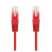 C-TECH kabel patchcord Cat5e, UTP, červený, 0,5m