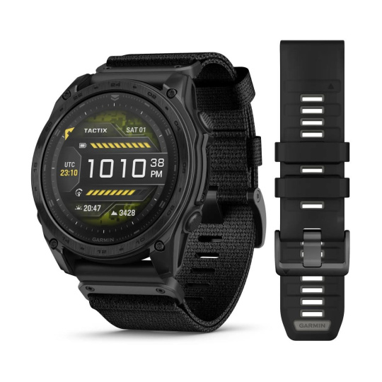 Garmin - Tactix 8 51mm Amoled Sapphire Titanium Black, EU Garmin - Tactix 8 51mm Amoled Sapphire Titanium Black, EU