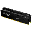 KINGSTON DIMM DDR5 16GB (Kit of 2) 6000MT/s CL30 ECC FURY Beast XMP Černá