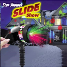 Star Shower Slide Show  laserová lampa systém s pohyblivými světly