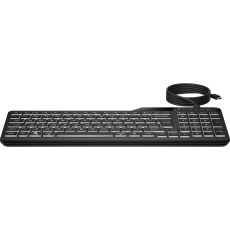 HP 400 Backlit Wired Keyboard - drátová podsvícená klávesnice CZ/SK