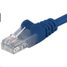 PREMIUMCORD Patch kabel UTP RJ45-RJ45 CAT5e 3m modrá