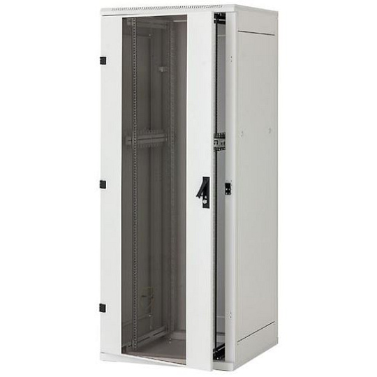 TRITON 19" rozvaděč stojanový RMA 15U 600x800, 800kg, skleněné dveře, svařovaný, černý
