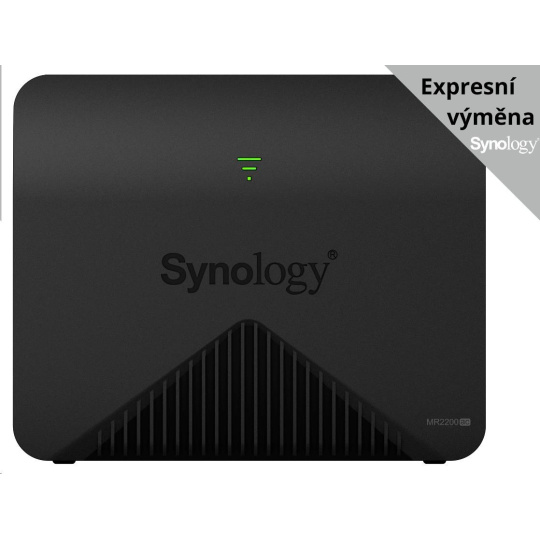 Synology MR2200ac Mesh router 2,4GHz / 5GHz 802.11a/b/g/n/ac (4C/717MHz/256MBRAM/1xUSB3.0/1xGbEWAN,1xGbELAN)