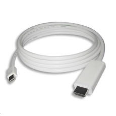 PREMIUMCORD Kabel mini DisplayPort 1.2 na HDMI 2.0, pro rozlišení 4Kx2K@60Hz, 1m