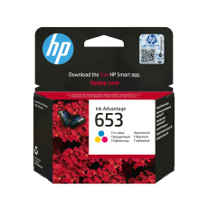 HP 653 Tri-color Original Ink Advantage Cartridge (200 pages) HP 653 Tri-color Original Ink Advantage Cartridge (200 pages)