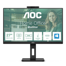 AOC MT IPS LCD WLED 27" Q27P3QW - IPS panel, 2560x1440, 350cd, 2xHDMI, DP, 4xUSB 3.2, pivot, repro, webcam