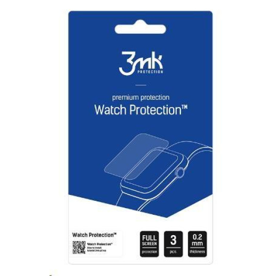 3mk ochranná fólie Watch Protection ARC pro Apple Watch SE (2022) 44mm (3ks)